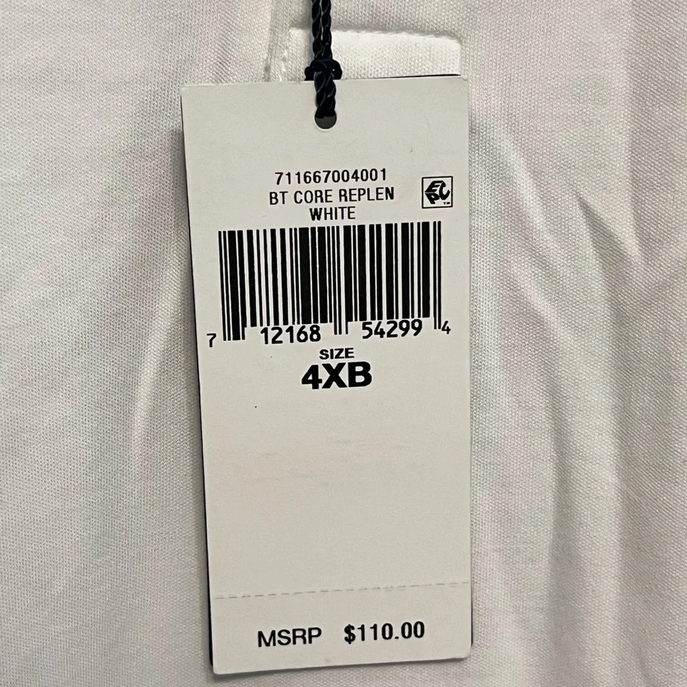 Polo Ralph Lauren Mens 4XB Classic Fit Short Sleeve Soft Touch Polo Shirt White